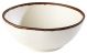 WHITE & BROWN BOWL CM 21 ART.44478-30