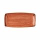 CHURCHILL STONECAST SPICED ORANGE ARANCIO PUNTINATO VASSOIO RETTANGOLARE CERAMICA VETRIFICATA