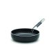 AGNELLI AL-BLACK INDUZIONE PADELLA DRITTA ANTIADERENTE 1 MANICO TUBOLARE CON GUAINA COOL