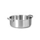 AGNELLI ALU-INOX TRILAMINATO CASSERUOLA BASSA INDUZIONE 2 MANICI