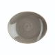 CHURCHILL STONECAST GRIGIO PUNTINATO PIATTO OVALE CM19 ART.124531