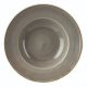 CHURCHILL STONECAST PEPPERCORN GREY GRIGIO PEPE PUNTINATO PIATTO PASTA CERAMICA VETRIFICATA