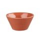 CHURCHILL STONECAST SPICED ORANGE ARANCIO PUNTINATO COPPETTA PER SALSA CERAMICA VETRIFICATA