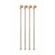 PADERNO CONFEZIONE 4 MISCELATORI COCKTAIL TESCHIO INOX CM 18,5
